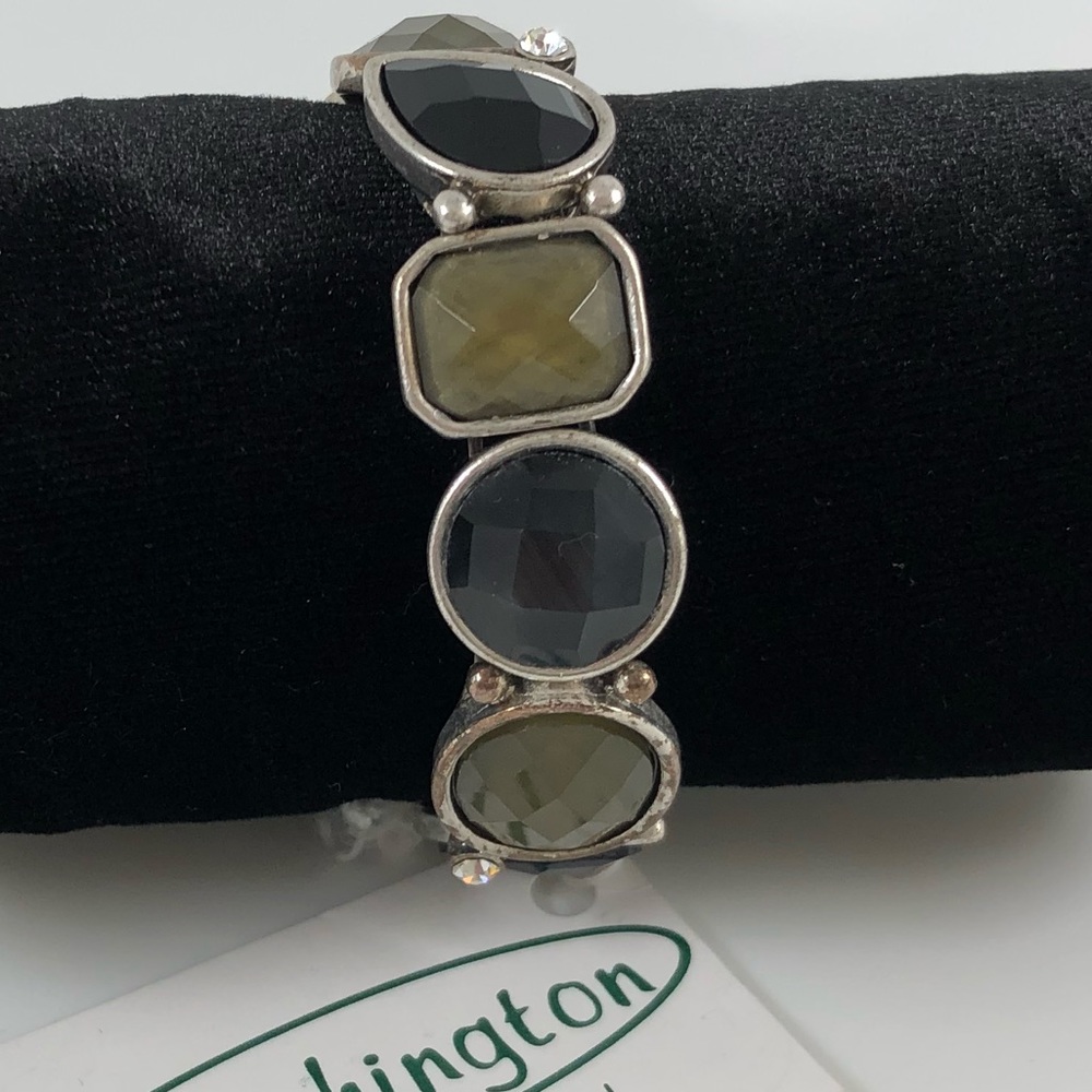 Inset Bead Stretch Bracelet